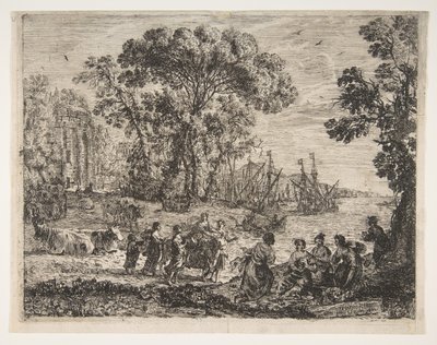 Europan raiskaus, 1634. tekijältä Claude Lorrain
