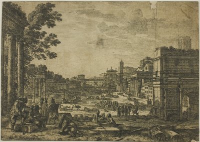 Rooman foorumi tekijältä Claude Lorrain