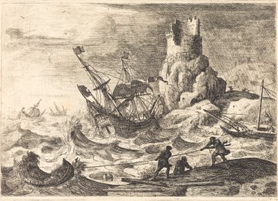 Haaksirikko (Le naufrage) tekijältä Claude Lorrain