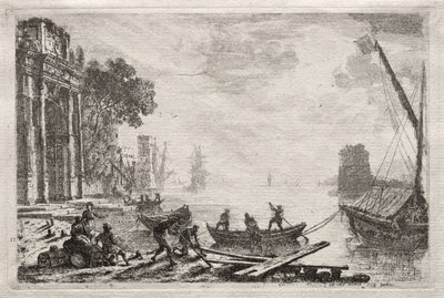 Auringonlasku tekijältä Claude Lorrain