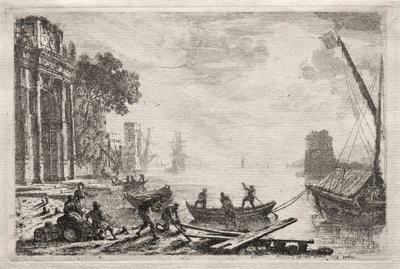 Auringonlasku, 1634. tekijältä Claude Lorrain