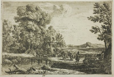Puinen silta (Rebecca ja Eliezer) tekijältä Claude Lorrain