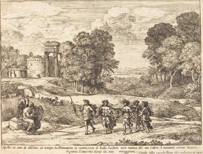 Aika, Apollo ja vuodenajat tekijältä Claude Lorrain