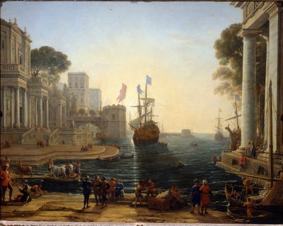 Ulysse esittelee Chryseisin isälleen (maalaus tekijältä Claude Lorrain