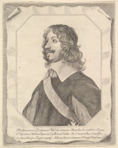 Abel Servien. tekijältä Claude Mellan