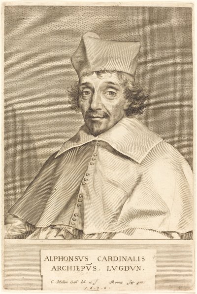 Alphonse du Plessis Richelieu, Lyonin kardinaali tekijältä Claude Mellan