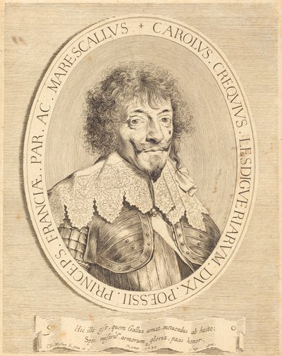 Charles I de Crequi, Lesdiguièresin herttua tekijältä Claude Mellan