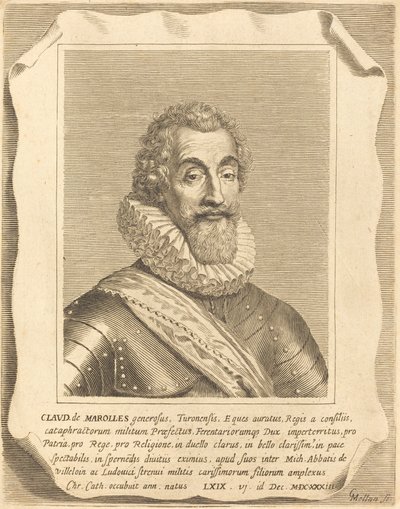 Claude of Marolles tekijältä Claude Mellan