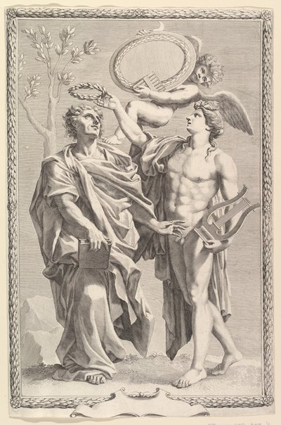 Etukappale: Vergilius, Publius Virgilii Maronis Opera, 1641 tekijältä Claude Mellan