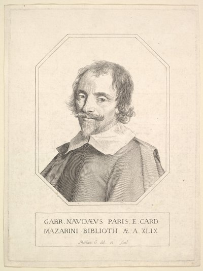 Gabriel Naudé, 1648. tekijältä Claude Mellan