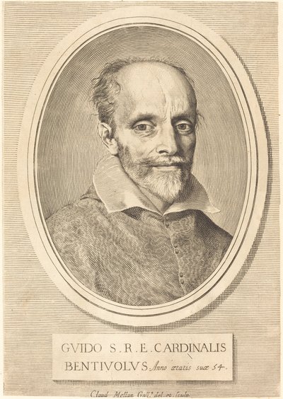 Guido Bentivoglio tekijältä Claude Mellan