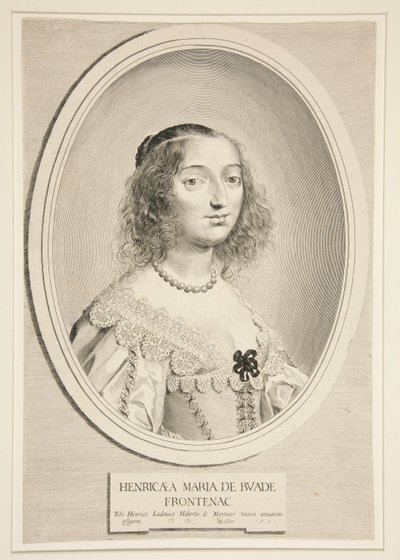 Henriette-Marie Montmort de Buade-Frontenac tekijältä Claude Mellan