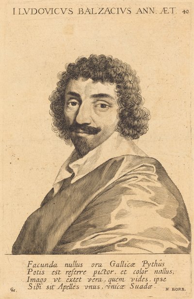 Jean-Louis Guez de Balzac tekijältä Claude Mellan