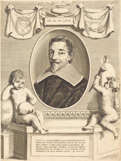 Jean Habert de Montmor tekijältä Claude Mellan