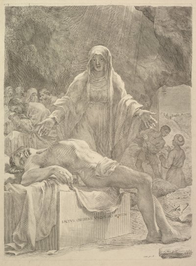 Valituslaulu, 1683. tekijältä Claude Mellan