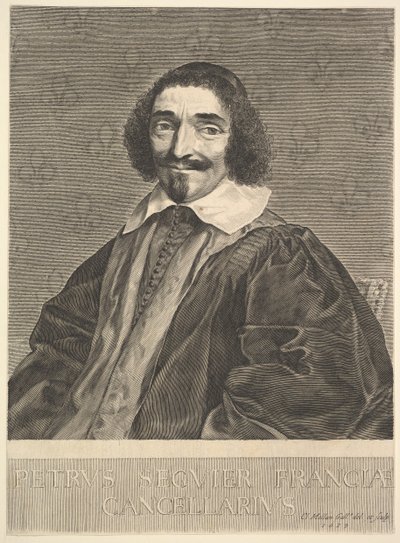 Kansleri Pierre Seguier, 1639. tekijältä Claude Mellan