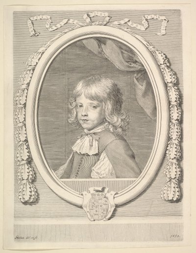 Louis-Joseph de Lorraine, Guisen herttua, lapsena, 1659. tekijältä Claude Mellan