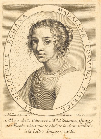 Maddalena Corvina tekijältä Claude Mellan