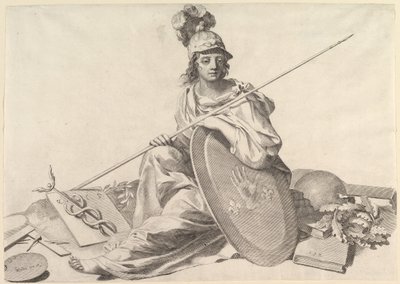 Minerva. tekijältä Claude Mellan