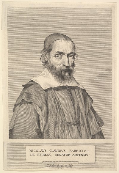Nicolas-Claude Fabri de Peiresc, 1637. tekijältä Claude Mellan