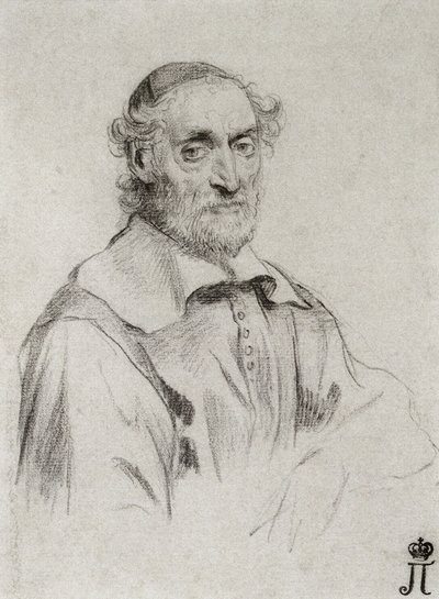 Muotokuva Nicolas Claudesta (Nicolas-Claude) Fabri DE PEIRESC (de Peyresc), tähtitieteilijä tekijältä Claude Mellan