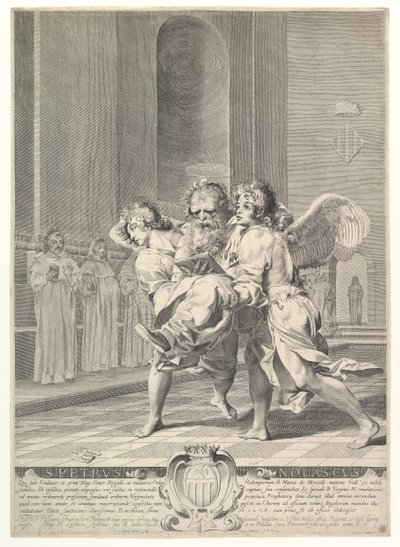 Pyhä Pietari Nolas, 1627 tekijältä Claude Mellan