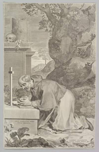 St. Claude, 1664. tekijältä Claude Mellan