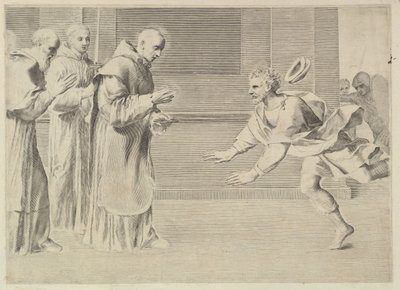 St. William, Akvitanian herttua, St. Bernardin käännös. tekijältä Claude Mellan