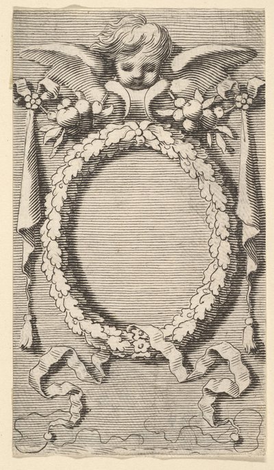 Nimisivu: Desmarets de Saint-Sorlin, Neitsyt Marian virka, 1645. tekijältä Claude Mellan