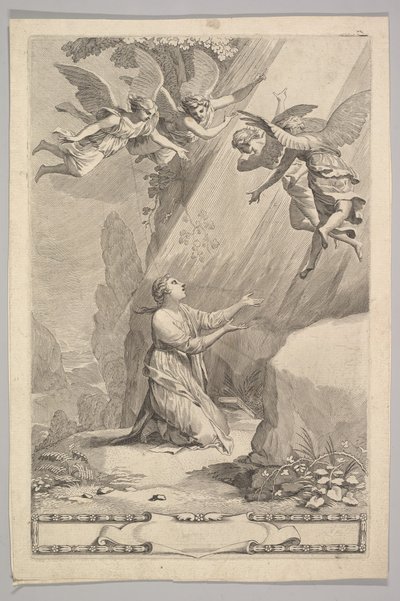 François de Salesin otsikkosivu, Johdanto hurskaan elämään, 1641. tekijältä Claude Mellan