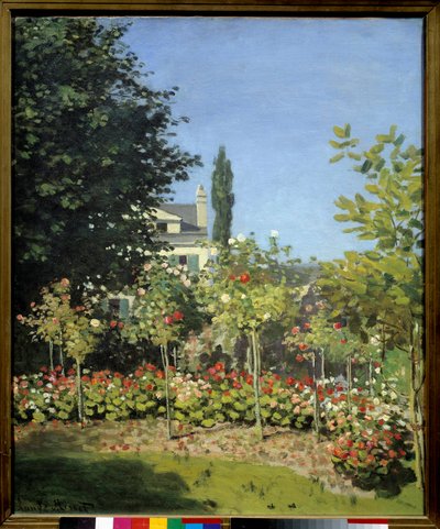 Kukkapuutarha Sainte Adressessa. Claude Monet
