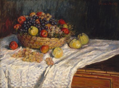Omenat ja viinirypäleet tekijältä Claude Monet