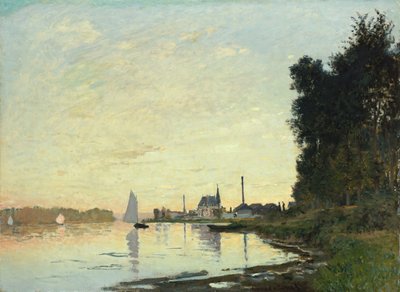Argenteuil, myöhäinen iltapäivä, 1872 tekijältä Claude Monet