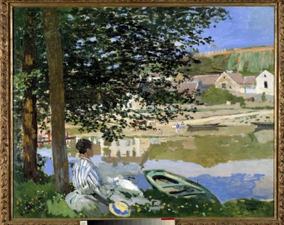 Veden äärellä Bennecourtissa tekijältä Claude Monet