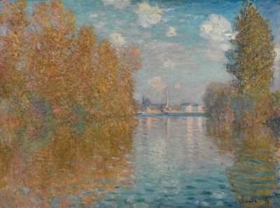Syksyefekti Argenteuilissa, 1873. tekijältä Claude Monet