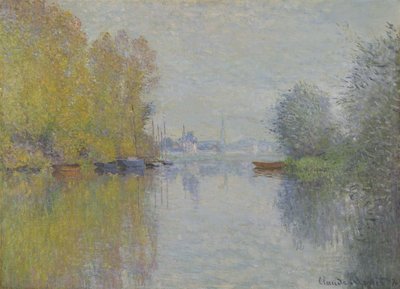 Syksy Seinen varrella, Argenteuil tekijältä Claude Monet