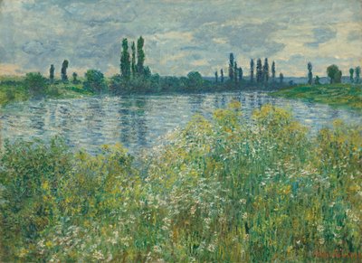 Seinen ranta, Vétheuil, 1880. tekijältä Claude Monet