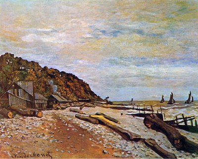 Telakka lähellä Honfleuria, 1864 tekijältä Claude Monet