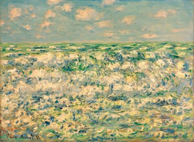 Murtuvat aallot tekijältä Claude Monet