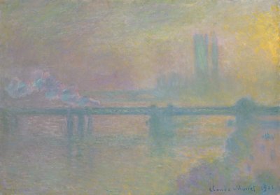 Charing Cross Bridge, Lontoo, 1901. tekijältä Claude Monet