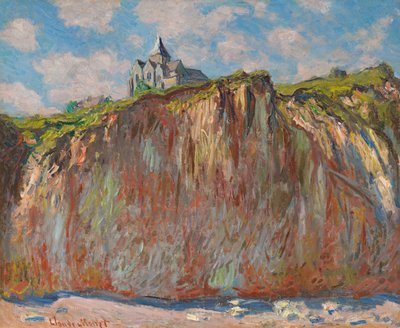 Varengevillen kirkko, Morning Effect; Eglise de Varengeville, effet matinal, 1882 tekijältä Claude Monet