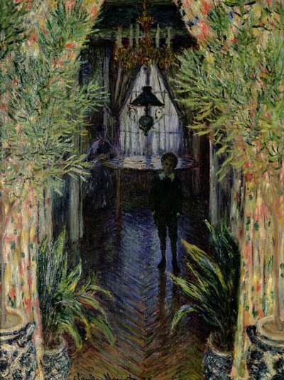 Asunnon kulma Argenteuilissa tekijältä Claude Monet