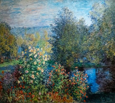 Montgeronin puutarhan kulma tekijältä Claude Monet