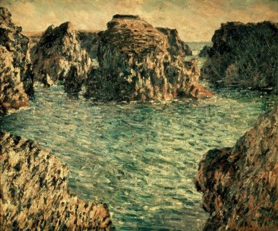 Sisäänkäynti Port-Goulphariin, Belle-Ile tekijältä Claude Monet