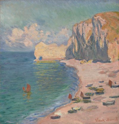 Étretat: Amontin ranta ja Falaise d