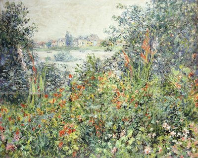 Kukat Vetheuilissa; Fleurs a Vetheuil, 1881 tekijältä Claude Monet