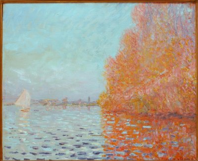 Jokimaisema, syksy tekijältä Claude Monet