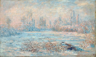 Pakkanen, 1880 tekijältä Claude Monet