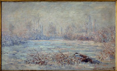 Pakkanen lähellä Vetheuilia vuonna 1880 Claude Monet