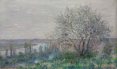 Kevättunnelmaa Vétheuilissa. 1880 tekijältä Claude Monet